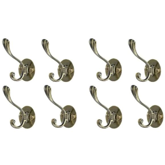 XYWHPGV Other - XYWHPGV Wall Hooks Zinc Alloy 4pcs Hooks Wall Storage Hanger 2-Pck